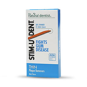The Natural Dentist Stim-U-Dent Thin Plaque Removers - 160ct