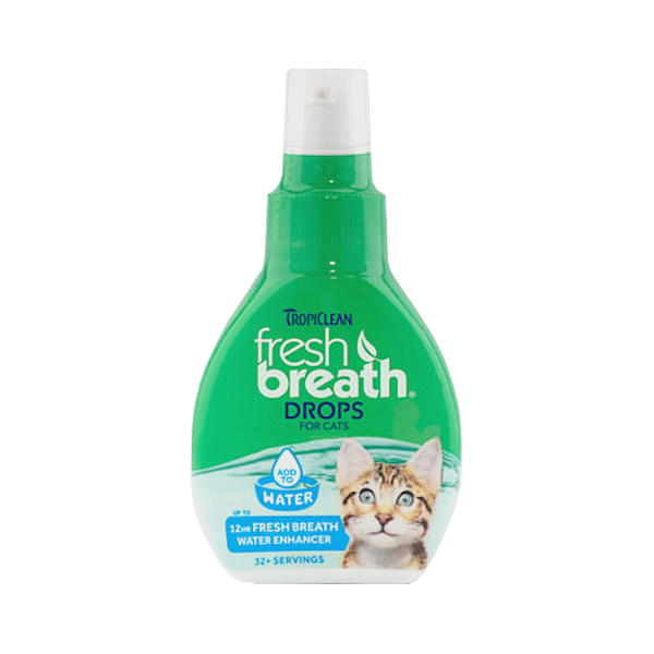 TropiClean Fresh Breath Drops for Cats - 2.2 fl oz